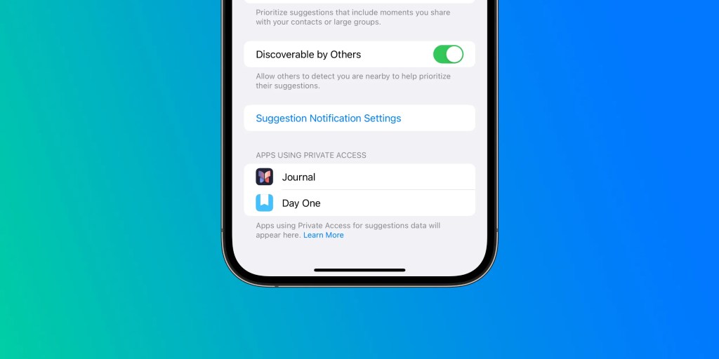 Non, l'application Apple Journal ne partage pas votre position et votre nom avec tout le monde 2 Non lapplication Apple Journal ne partage pas votre position et.webp