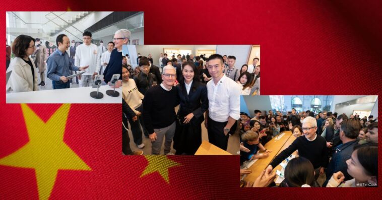 Tim Cook est en Chine : photos de l'ouverture du store et plus 1 Tim Cook est en Chine : photos de l'ouverture du magasin et plus