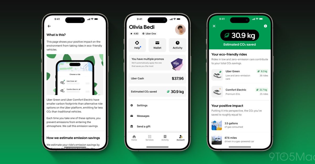 Uber ajoute un nouveau score « évaluation des passagers » pour surveiller votre impact environnemental