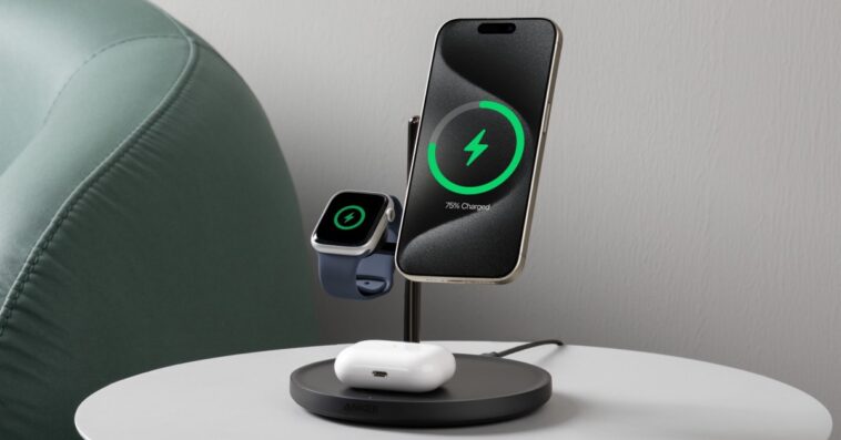Anker expédie enfin ses nouvelles stations de recharge magnétiques Qi2 3-en-1 de 15 W 1 Anker expédie enfin ses nouvelles stations de recharge magnétiques Qi2 3-en-1 de 15 W