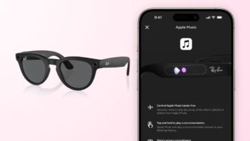Les lunettes Ray-Ban Meta intègrent désormais Apple Music avec les commandes vocales