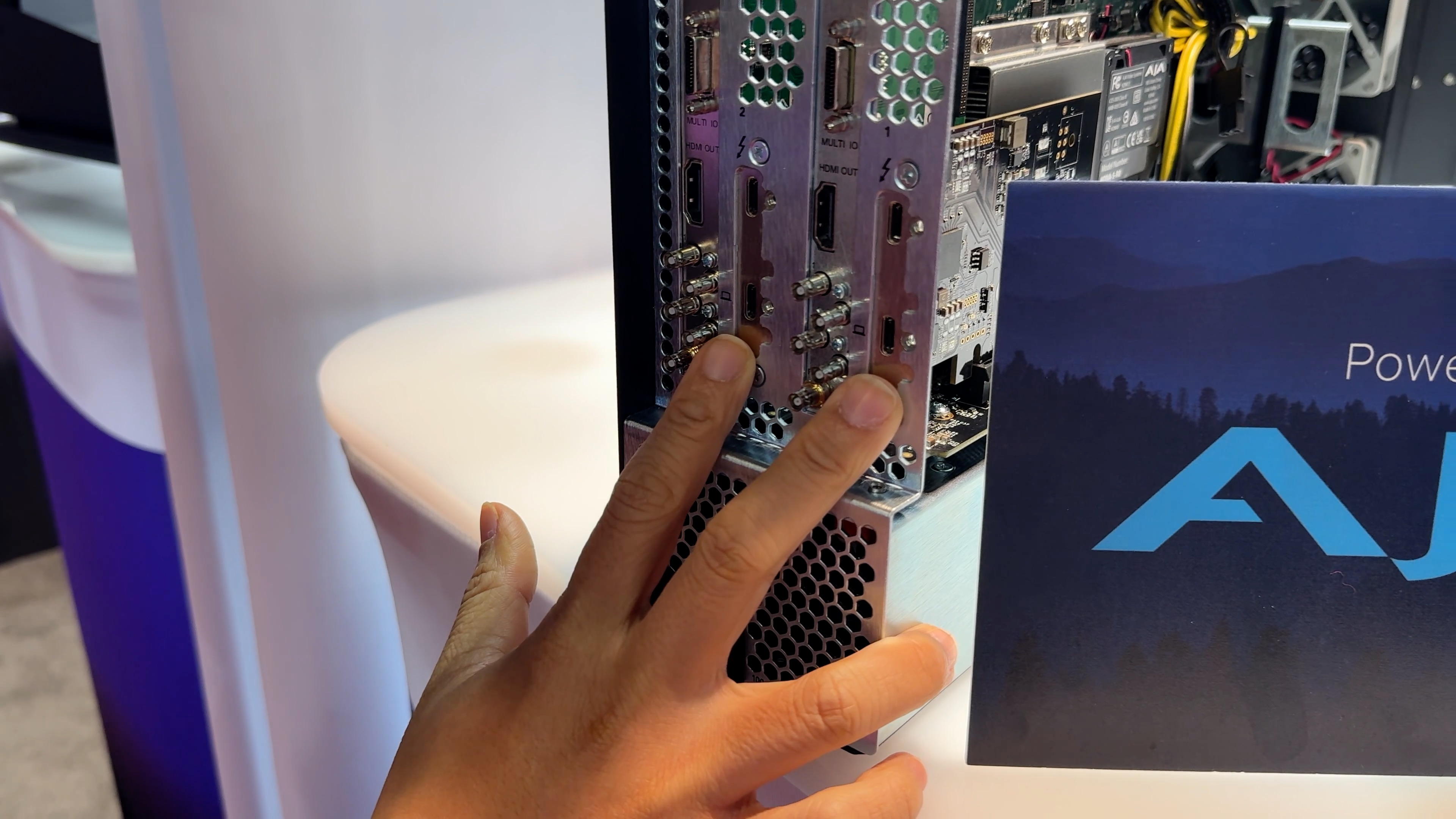 Sonnect Echo II module DV ports Thunderbolt arrière NAB 2024