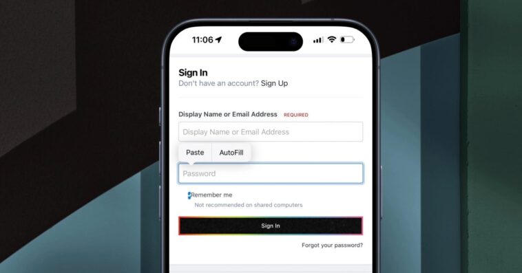 Cette fonctionnalité iOS 17 et macOS Sonoma rend le remplissage automatique encore plus pratique 1 Cette fonctionnalité iOS 17 et macOS Sonoma rend le remplissage automatique encore plus pratique