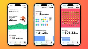 Gentler Streak présente un récapitulatif d'activité mensuel repensé