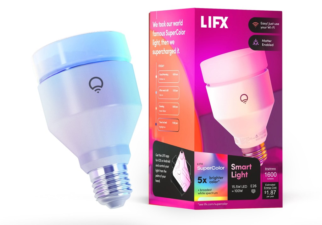 LIFX lance deux nouvelles lampes LED Matter de 1 600 lumens, ses ampoules intelligentes les plus brillantes à ce jour 3 LIFX lance deux nouvelles lampes LED Matter de 1 600