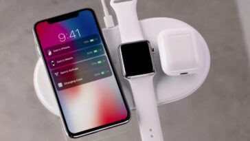 La vidéo montre un prototype AirPower fonctionnel rechargeant une Apple Watch