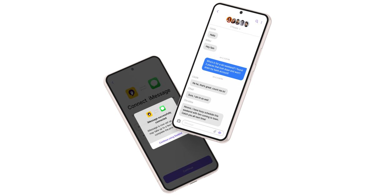 Sunbird, le cauchemar de sécurité qui a tenté d'amener iMessage sur Android, est de retour