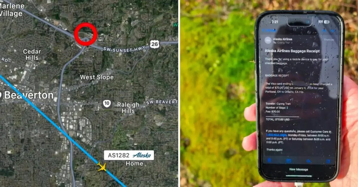 Voici comment cet iPhone a survécu à une chute de 16 000 pieds depuis l'avion d'Alaska Airlines