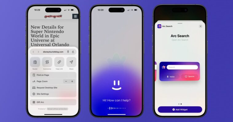 Arc Search apporte de nouveaux widgets, une recherche vocale compatible avec les boutons d'action et davantage de commandes d'onglets 1 Arc Search apporte de nouveaux widgets, une recherche vocale compatible avec les boutons d'action et davantage de commandes d'onglets