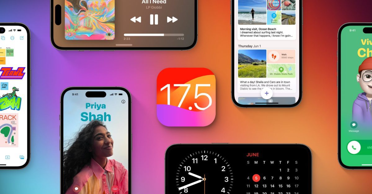Apple déploie des versions RC d'iOS 17.5, watchOS 10.5 et plus