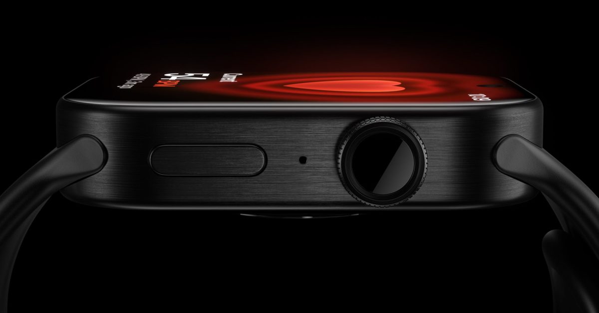 Concept imagine l'Apple Watch X avec un design ultra-inspiré et une caméra FaceTime
