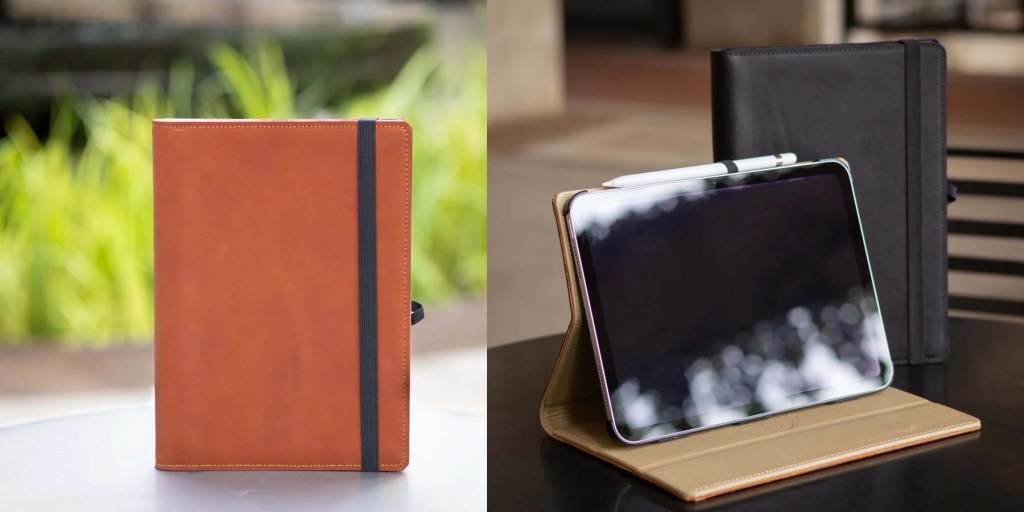 Nos nouvelles coques et étuis clavier préférés pour l'iPad Pro M4 et l'iPad Air M2 d'Apple 4 Coque iPad Pro M4 en cuir à bride anglaise