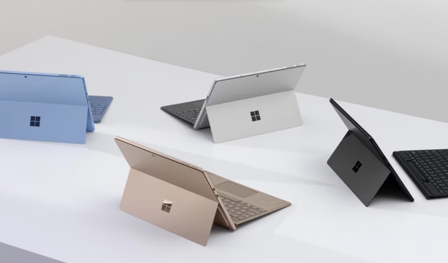 Couleurs M4 iPad Pro vs Surface Pro