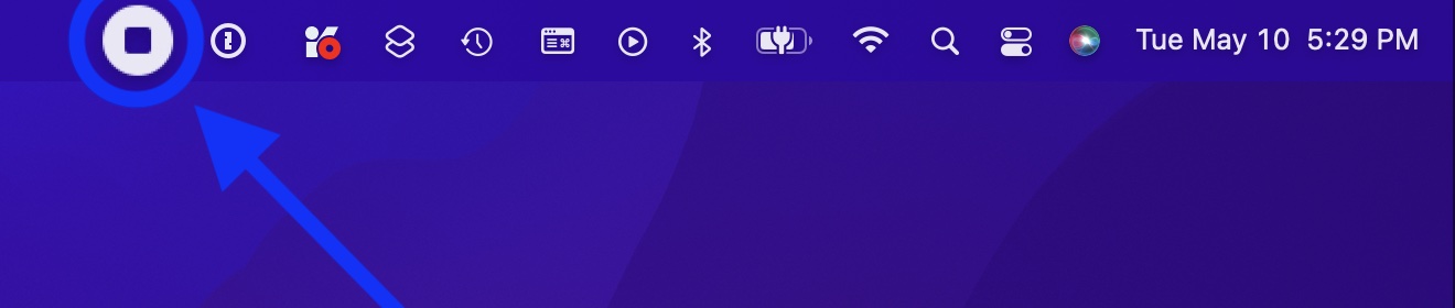 enregistrer l'écran sur Mac