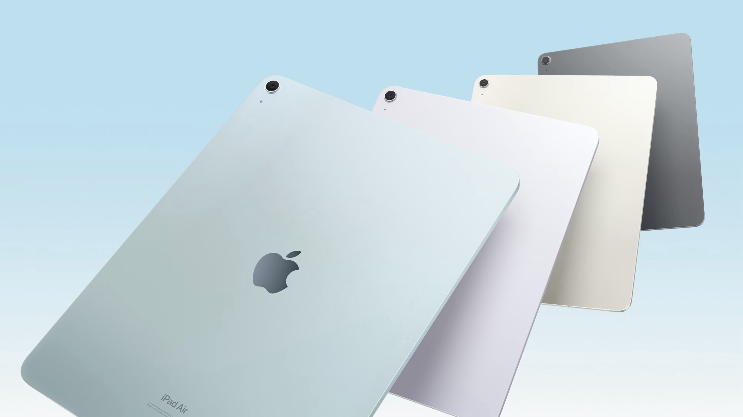 Apple pourrait changer l'orientation de son logo au dos des futurs iPad 2 Logo Apple arrière de l'iPad Air M2