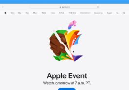 La page d'accueil d'Apple ajoute un teaser interactif "gomme" avant l'événement iPad de demain