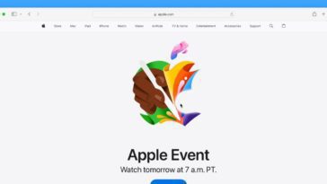 La page d'accueil d'Apple ajoute un teaser interactif "gomme" avant l'événement iPad de demain