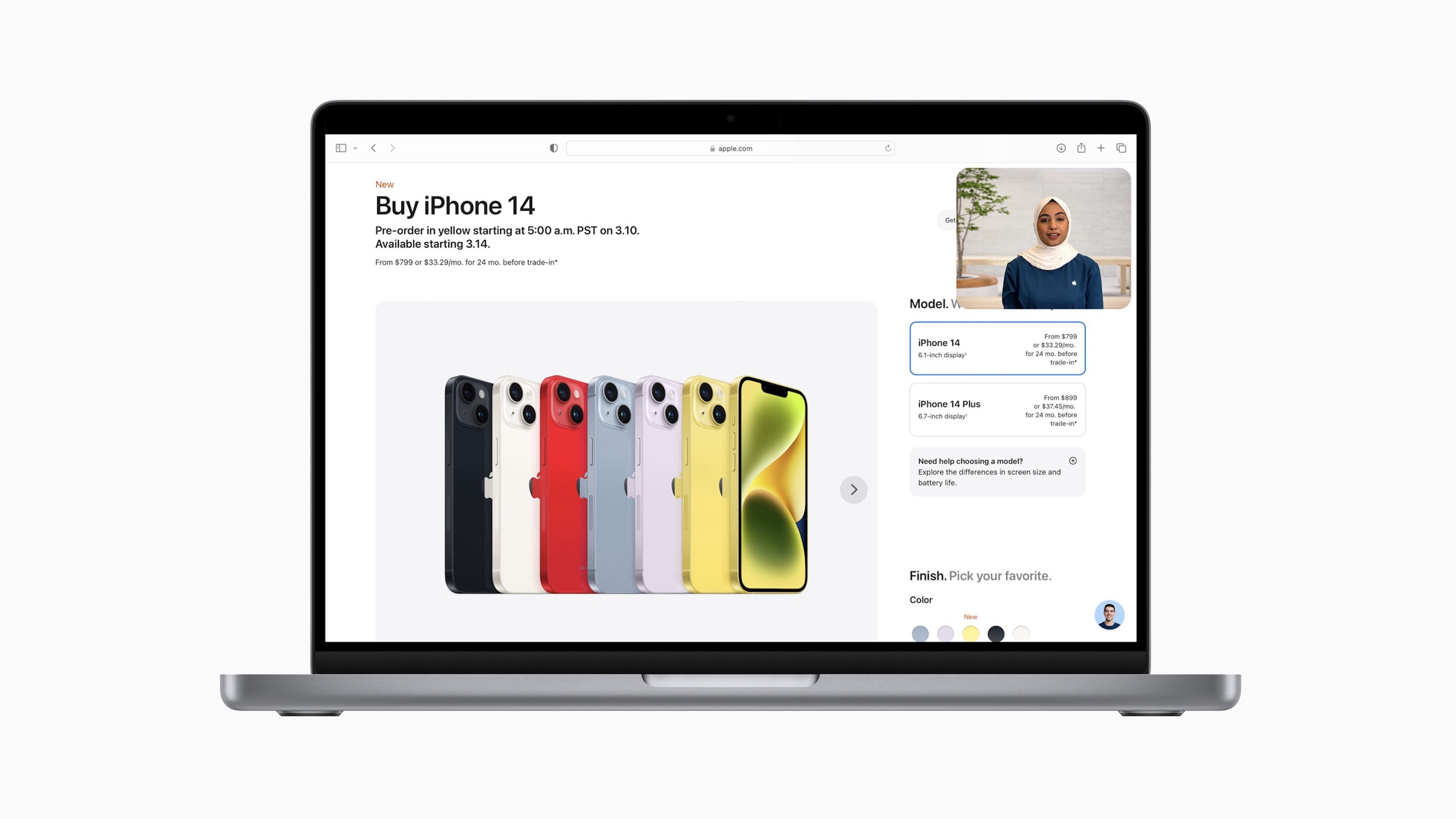 L'application Apple Store propose désormais « Achetez avec un spécialiste par vidéo »
