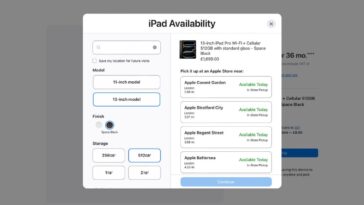 Les nouveaux iPad Air et iPad Pro sont disponibles pour retrait immédiat en magasin dès aujourd'hui