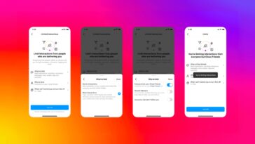 Outil Instagram Limits offrant une protection accrue contre le harcèlement aux adolescents