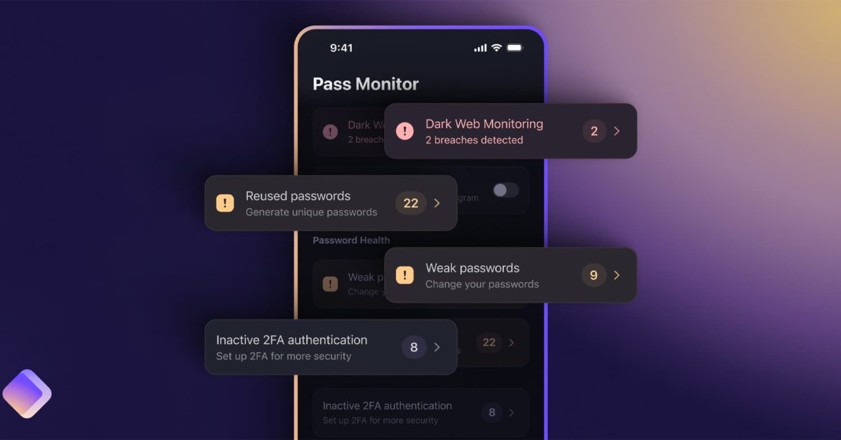 Proton Pass inclut désormais la protection avancée de l'identité et des informations d'identification « Pass Monitor » 79 Proton Pass inclut désormais la protection avancée de l'identité et des informations d'identification « Pass Monitor »