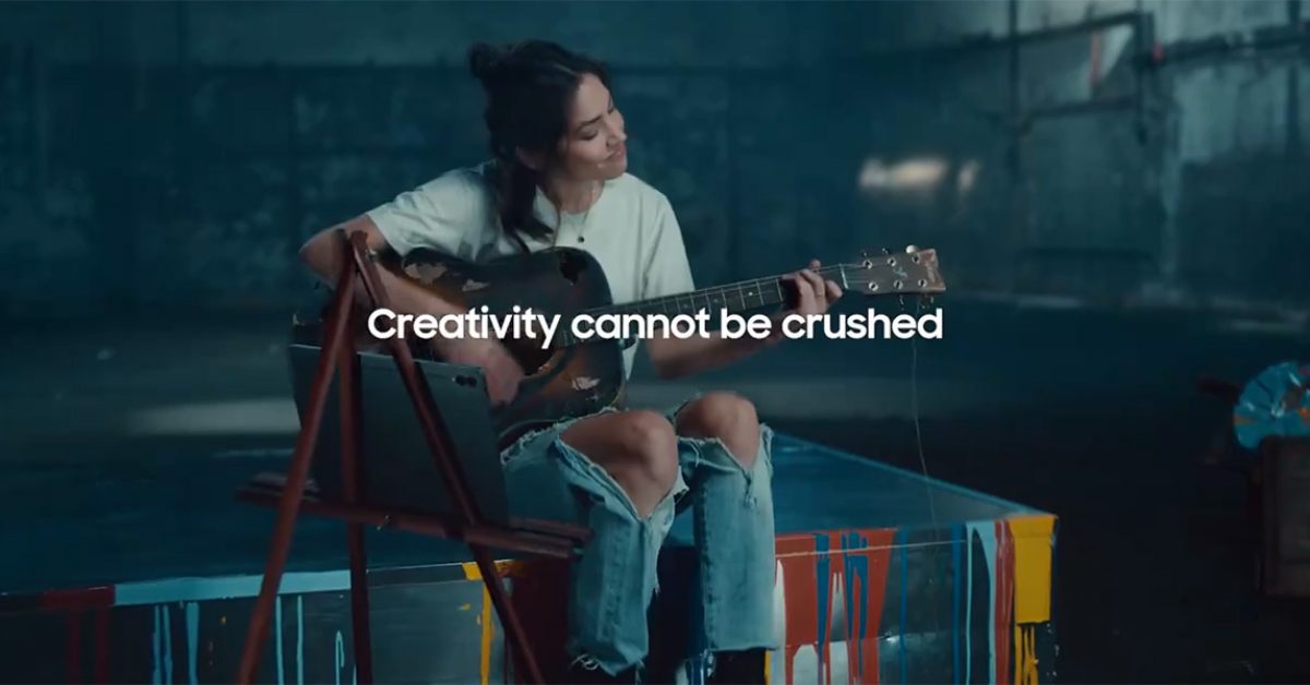 Samsung se moque de la publicité controversée pour l'iPad Pro ;  "La créativité ne peut pas être écrasée" [Video]