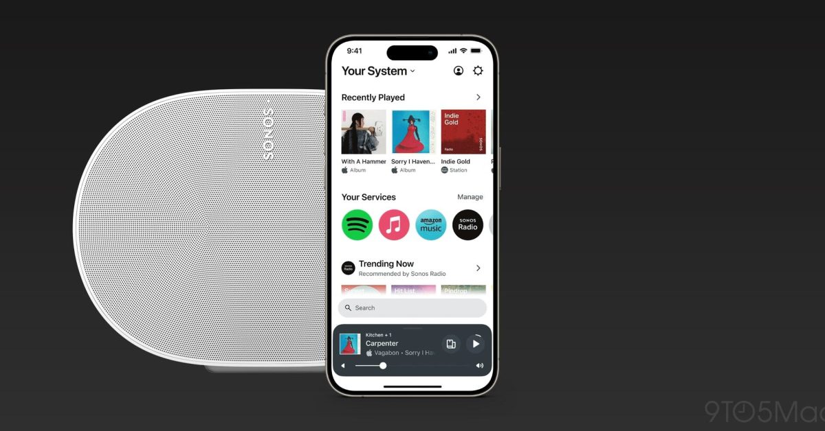 Sonos a entendu la musique : améliorations de VoiceOver, lecture locale et bien plus encore, retour à la nouvelle application