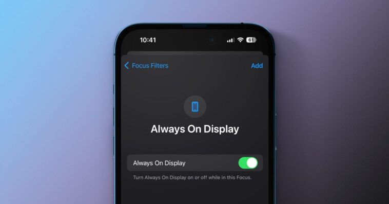 Voici comment automatiser l'affichage permanent de l'iPhone 1 Voici comment automatiser l'affichage permanent de l'iPhone