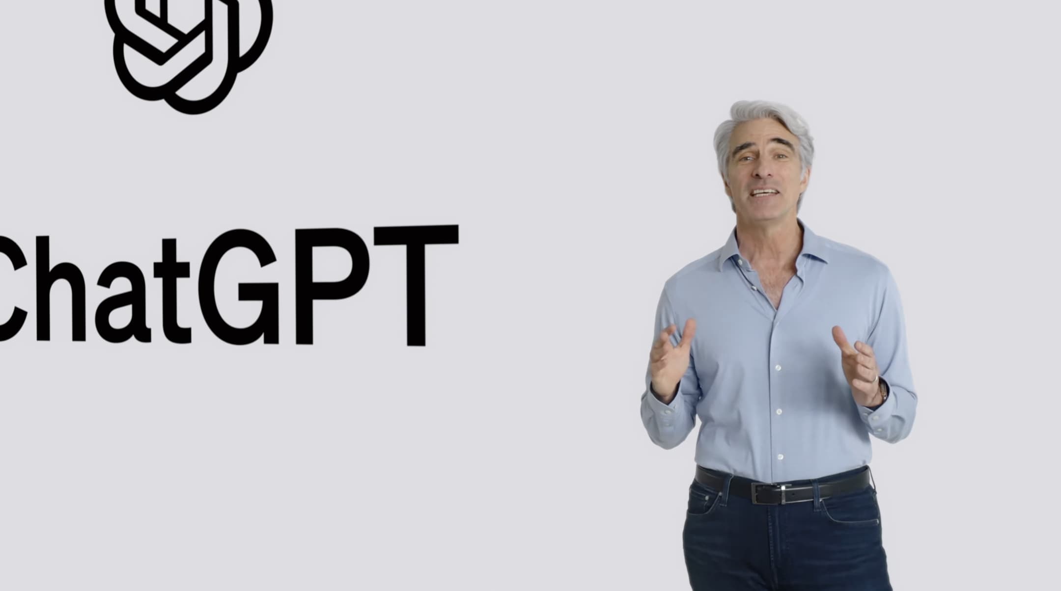 ChatGPT et Craig Federighi