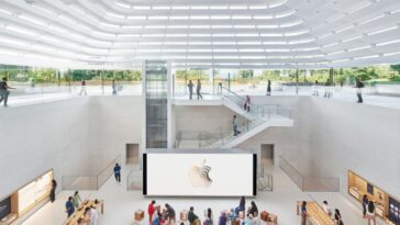 L'Apple Store TRX de Kuala Lumpur a l'air aussi cool à l'intérieur qu'à l'extérieur