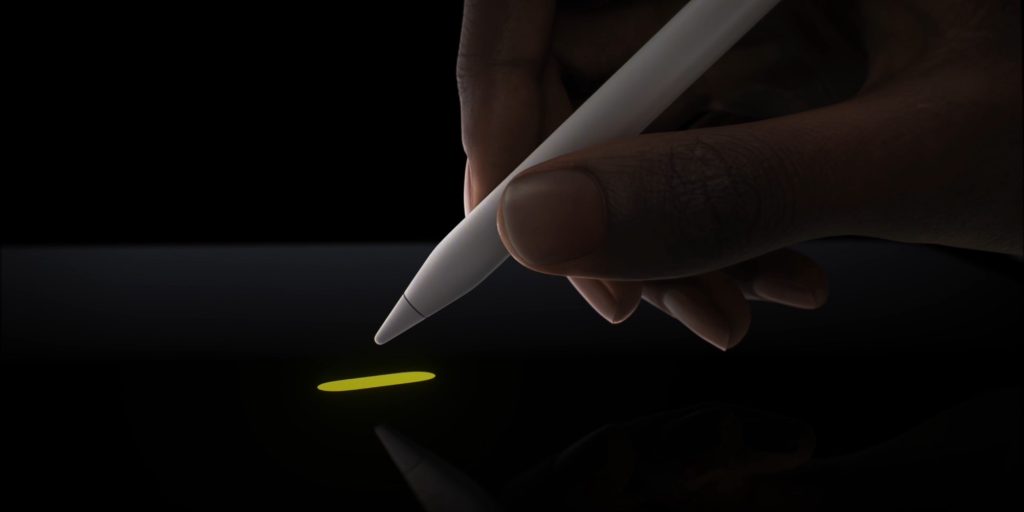 Apple Watch Series 9 GPS + Cell 120 $ de réduction, iPhone 15 débloqué 680 $, iPad Pro M4, Apple Pencil Pro et plus 5 Apple Pencil Pro survolant l'iPad Pro