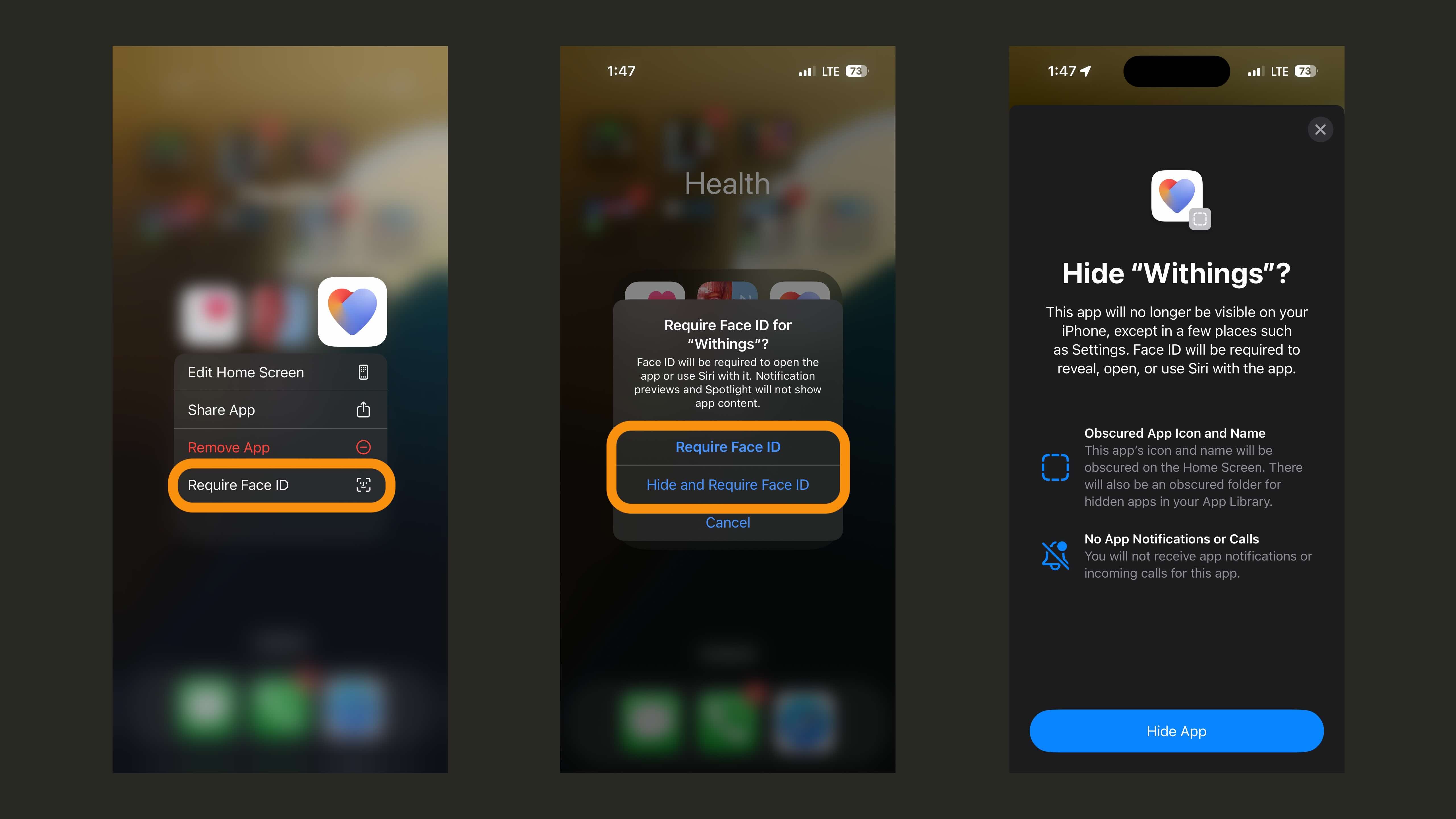comment verrouiller et masquer des applications sur iPhone sous iOS 18 2