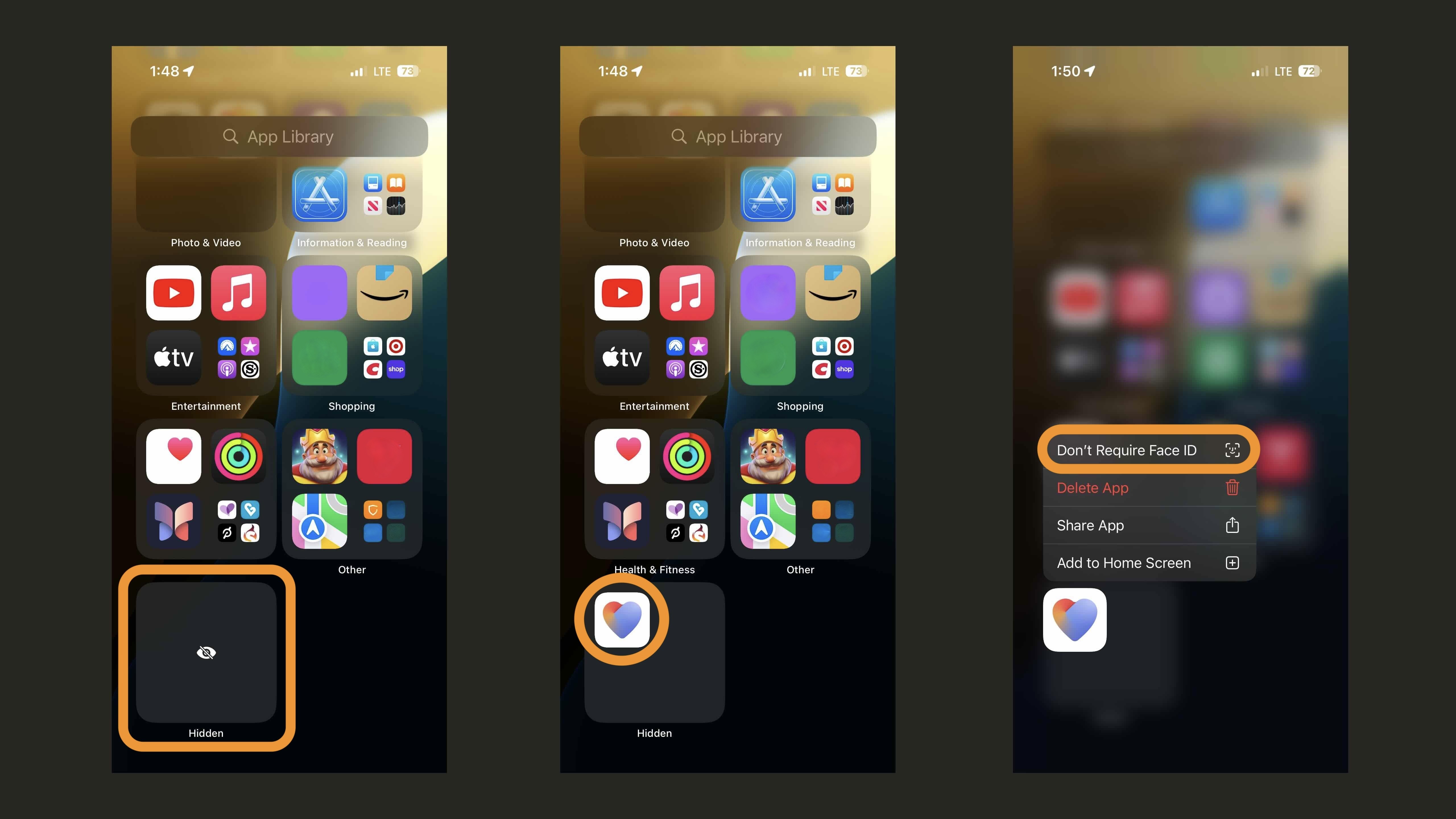 comment verrouiller et masquer des applications sur iPhone sous iOS 18 3
