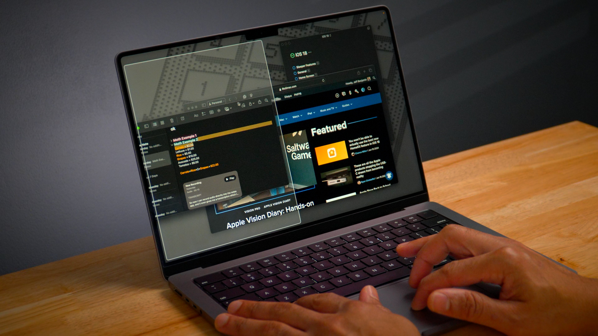 Mosaïque de fenêtre macOS Sequoia