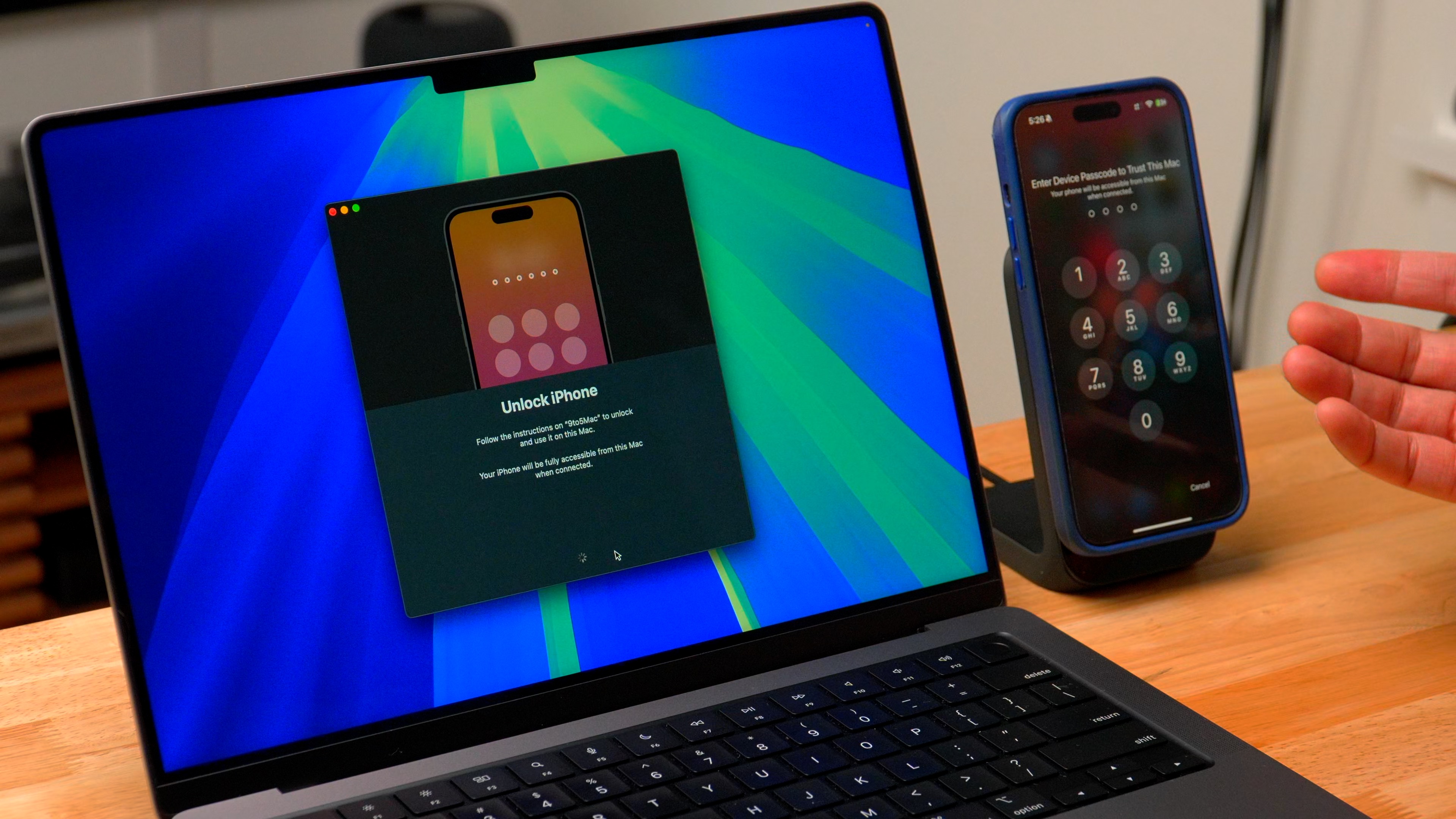 La mise en miroir de l'iPhone fait confiance à macOS iOS 18