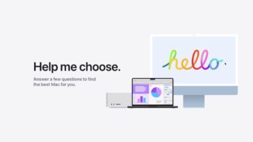 Apple propose de vous aider à choisir le meilleur Mac, avec un nouvel outil en ligne
