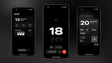 Cette application utilise la caméra TrueDepth de l'iPhone pour vous aider à compter les pompes