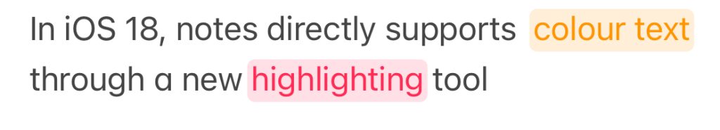 Comment obtenir du texte en couleur dans lapplication Apple Notes