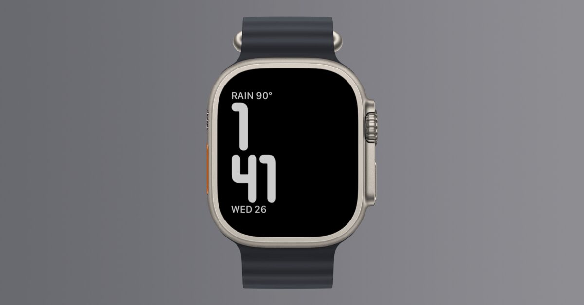 Mon nouveau visage Apple Watch minimal préféré