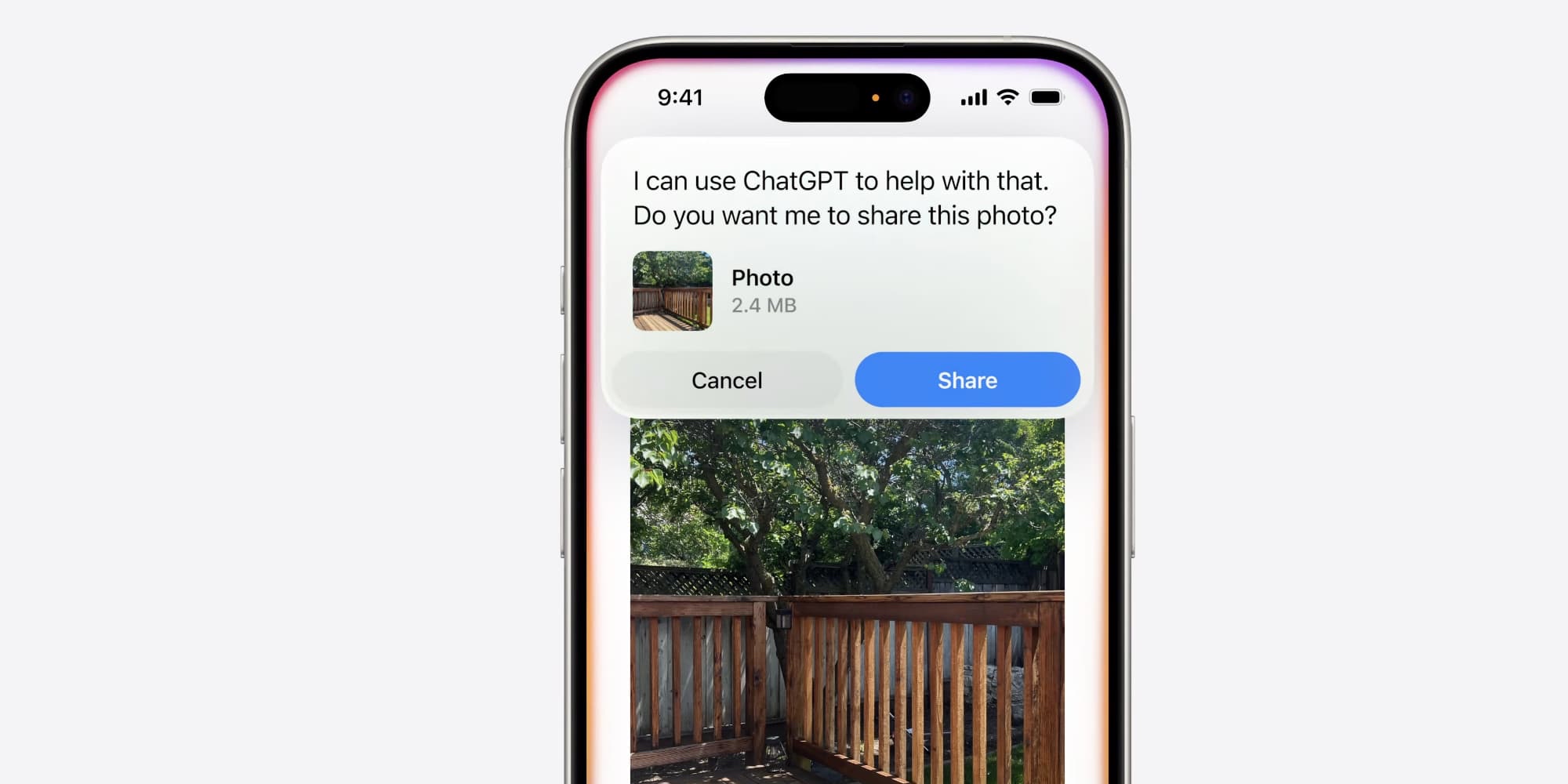 Autorisation Siri sur ChatGPT iOS 18