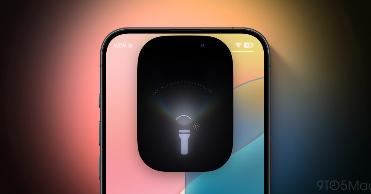Voici comment fonctionne la lampe de poche améliorée de l'iPhone dans iOS 18 [U: New in b3]