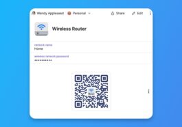 1Password ajoute la possibilité de partager le mot de passe Wi-Fi à l'aide d'un code QR