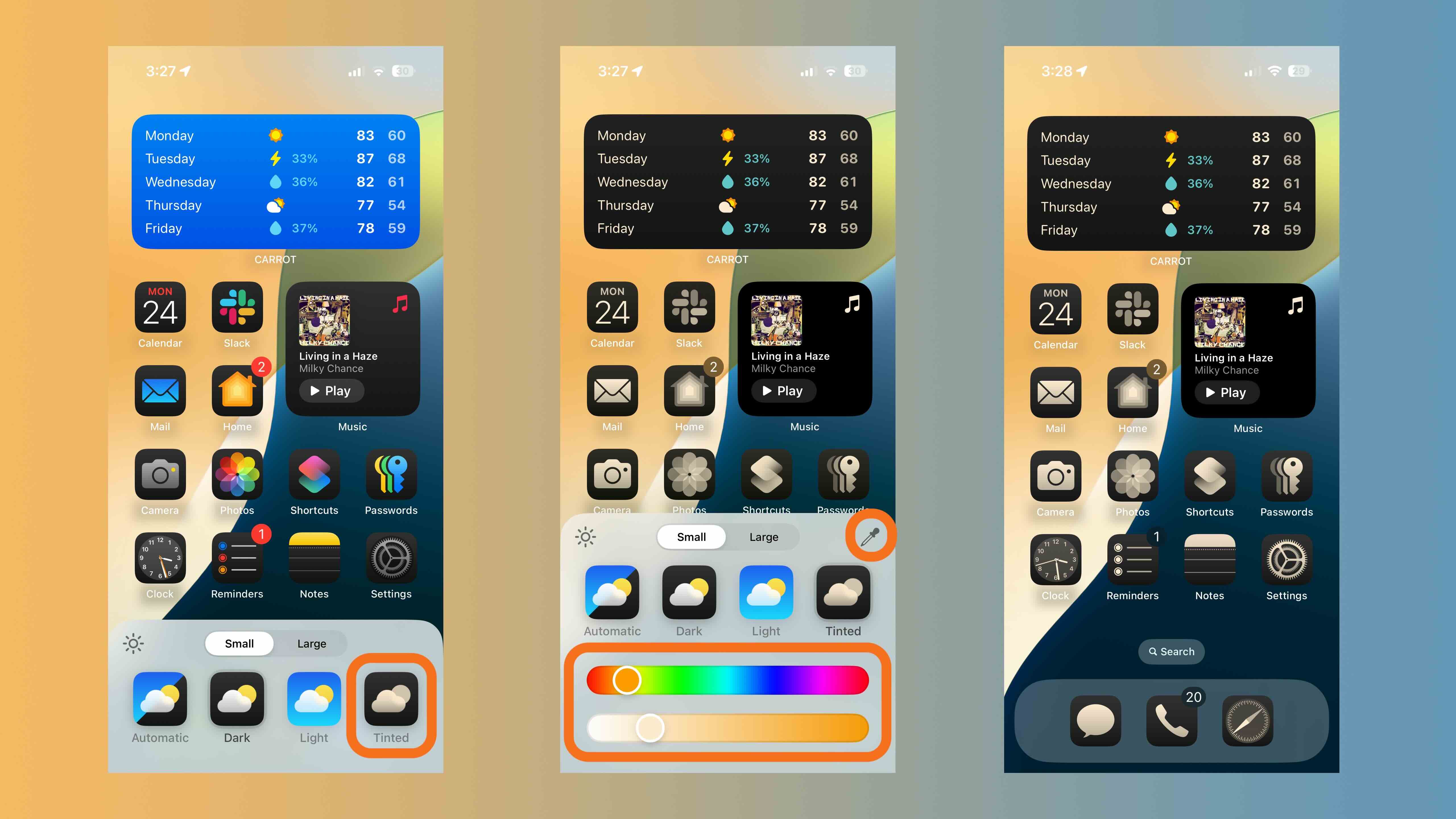 1722373808 581 iOS 18 comment utiliser les icones dapplications en mode sombre