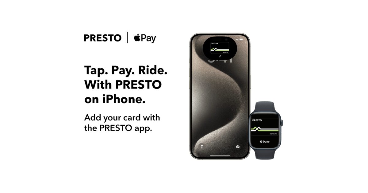 Apple Wallet prend désormais en charge la carte Presto du Canada, avec Express Transit 87 Apple Wallet prend désormais en charge la carte Presto du Canada, avec Express Transit