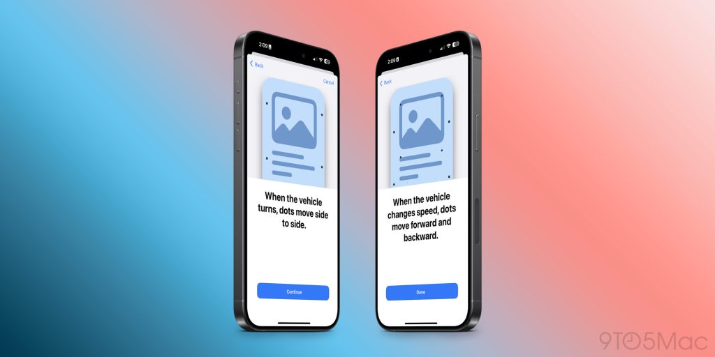 Comment iOS 18 aide a reduire le mal des transports