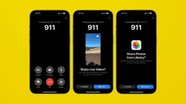 Les appels vidéo d'urgence SOS Live d'Apple arrivent dans les centres 911 cet automne
