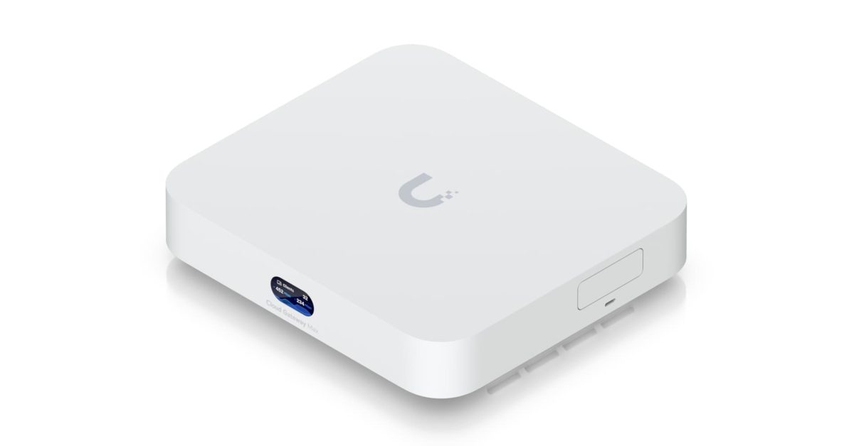 Ubiquiti lance la nouvelle passerelle Cloud Gateway Max