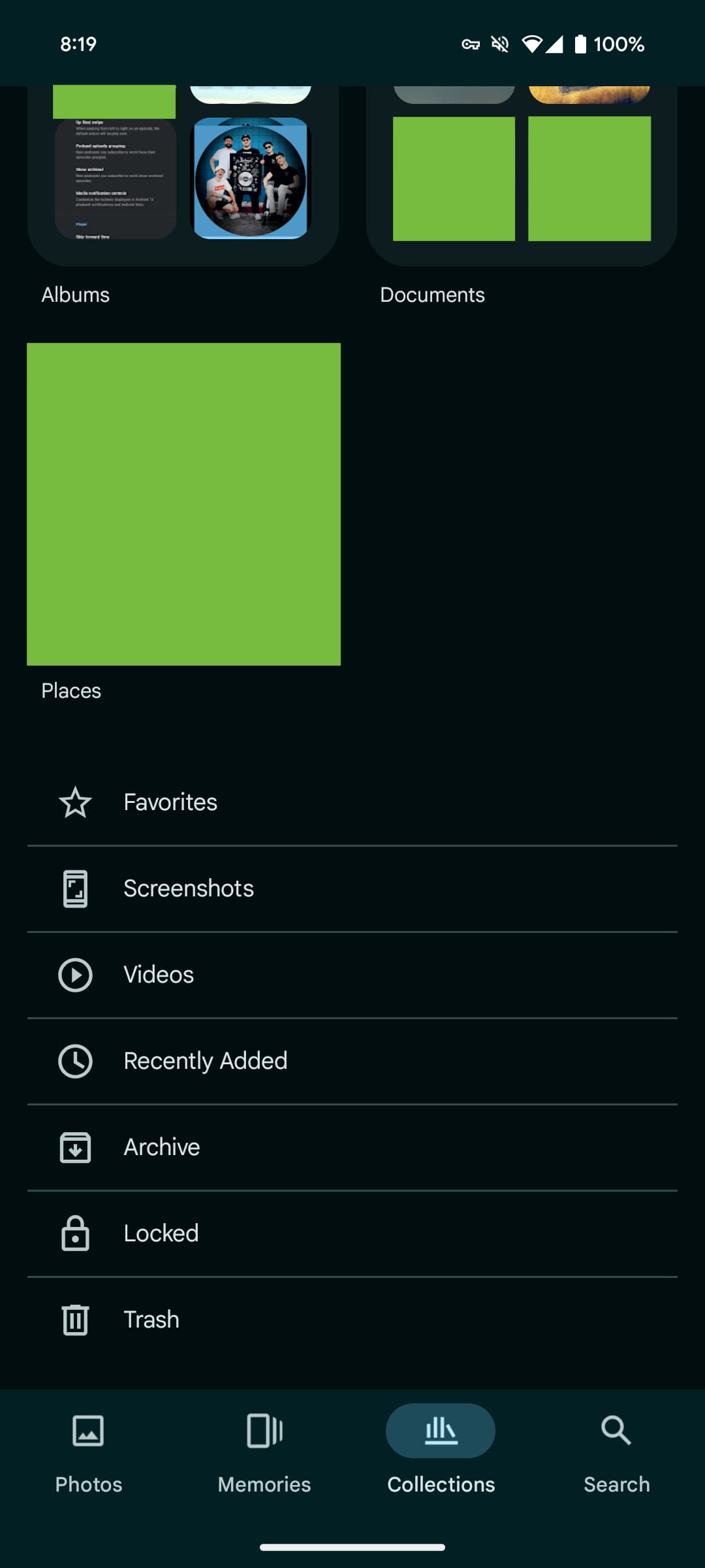 Refonte des collections Google Photos