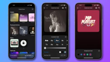 L'application de couverture de playlist « Denim » bénéficie d'une mise à jour majeure avec un nouvel éditeur
