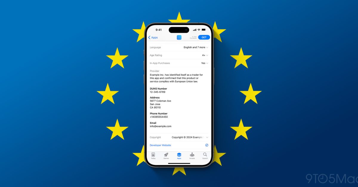 L'App Store de l'UE affichera bientôt l'adresse et le numéro de téléphone du développeur